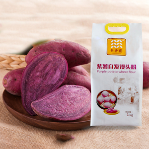 麦香园紫薯自发馒头粉-1kg